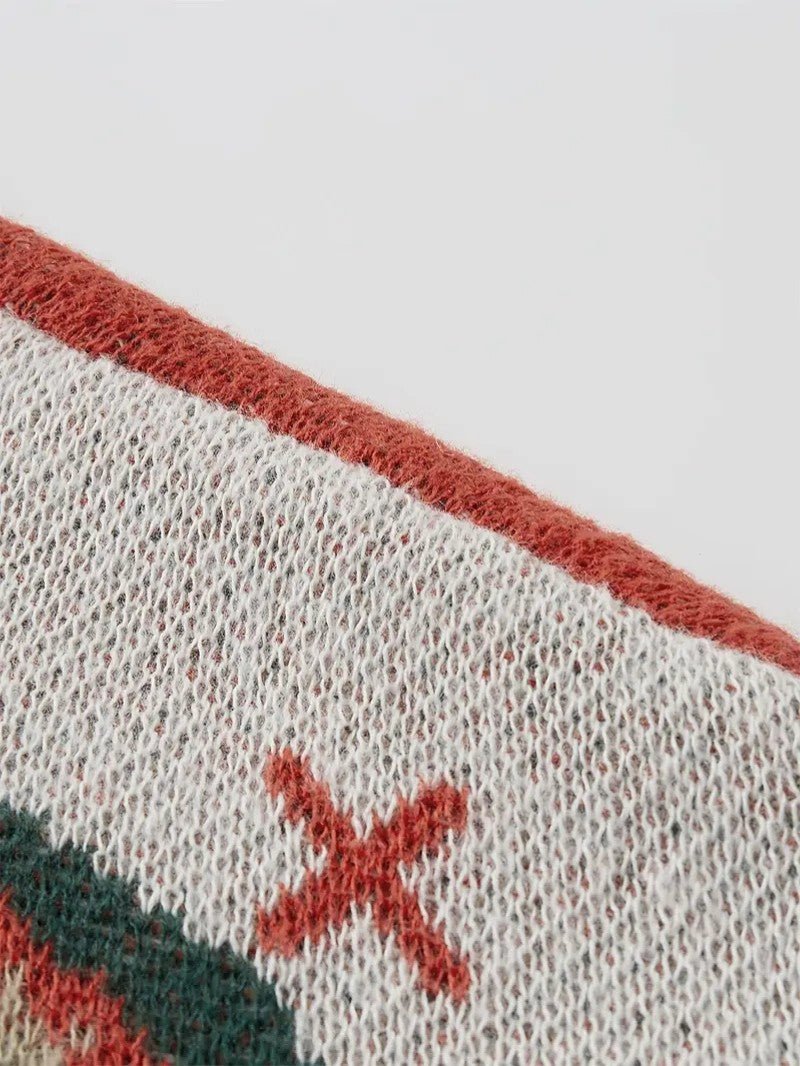 VogeLuxe | Feestelijke patchwork kersttrui voor heren 8