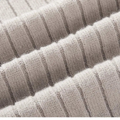 VogeLuxe | Geribbelde herentrui met kwartrits 5