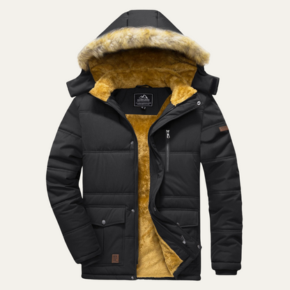 VogeLuxe | Heren Arctic Faux Fur Hooded Parka 1