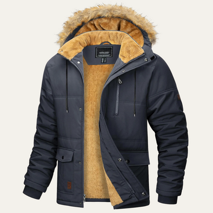 VogeLuxe | Heren Arctic Faux Fur Hooded Parka 4