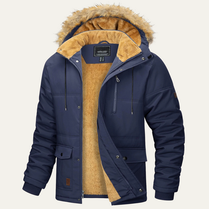 VogeLuxe | Heren Arctic Faux Fur Hooded Parka 5