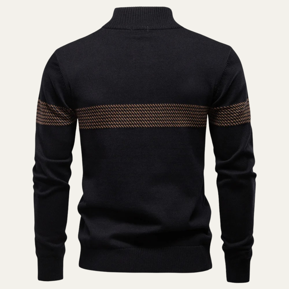 VogeLuxe | Heren Business Quarter-Zip gebreide trui 2