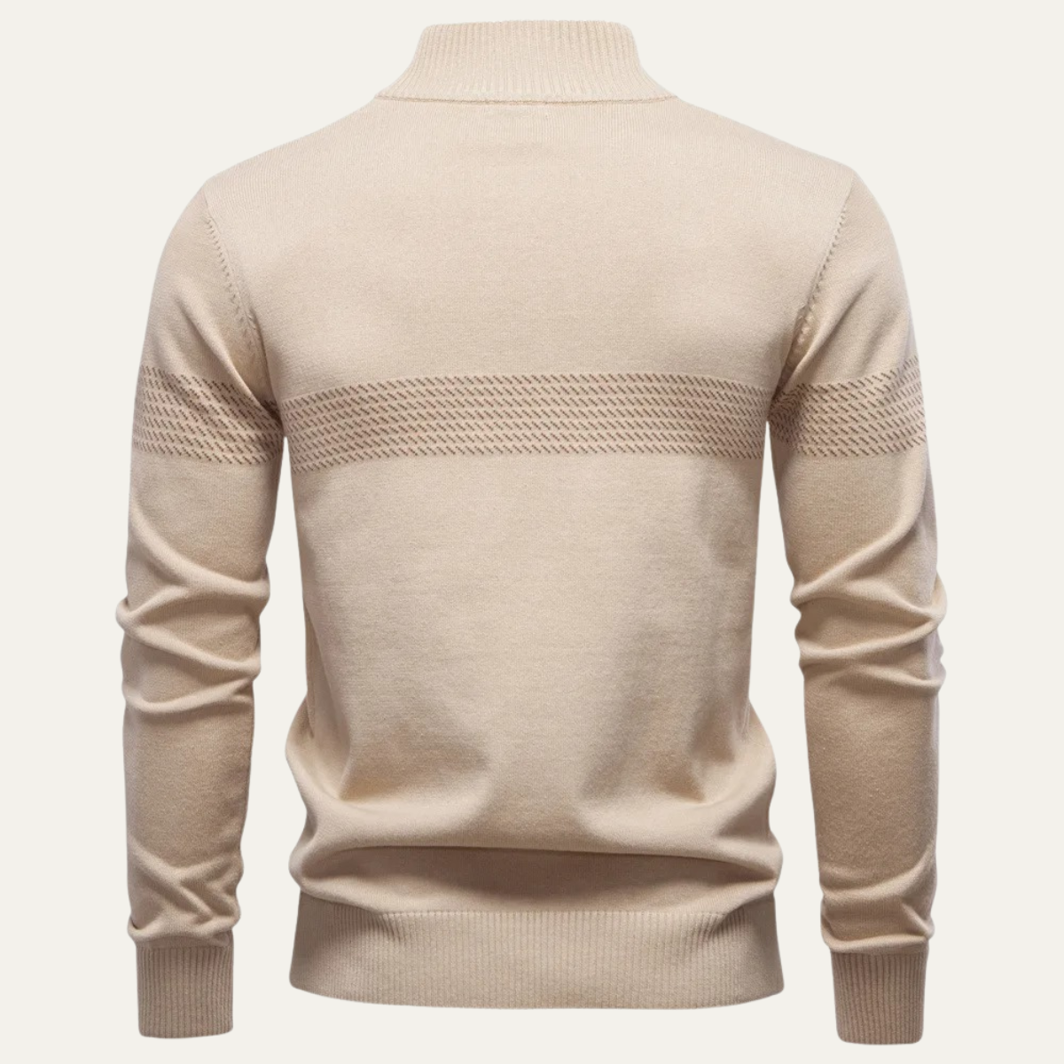 VogeLuxe | Heren Business Quarter-Zip gebreide trui 3
