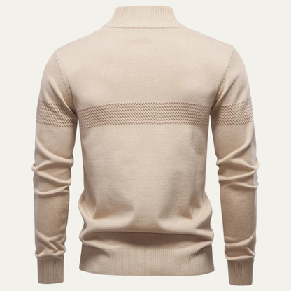 VogeLuxe | Heren Business Quarter-Zip gebreide trui 3