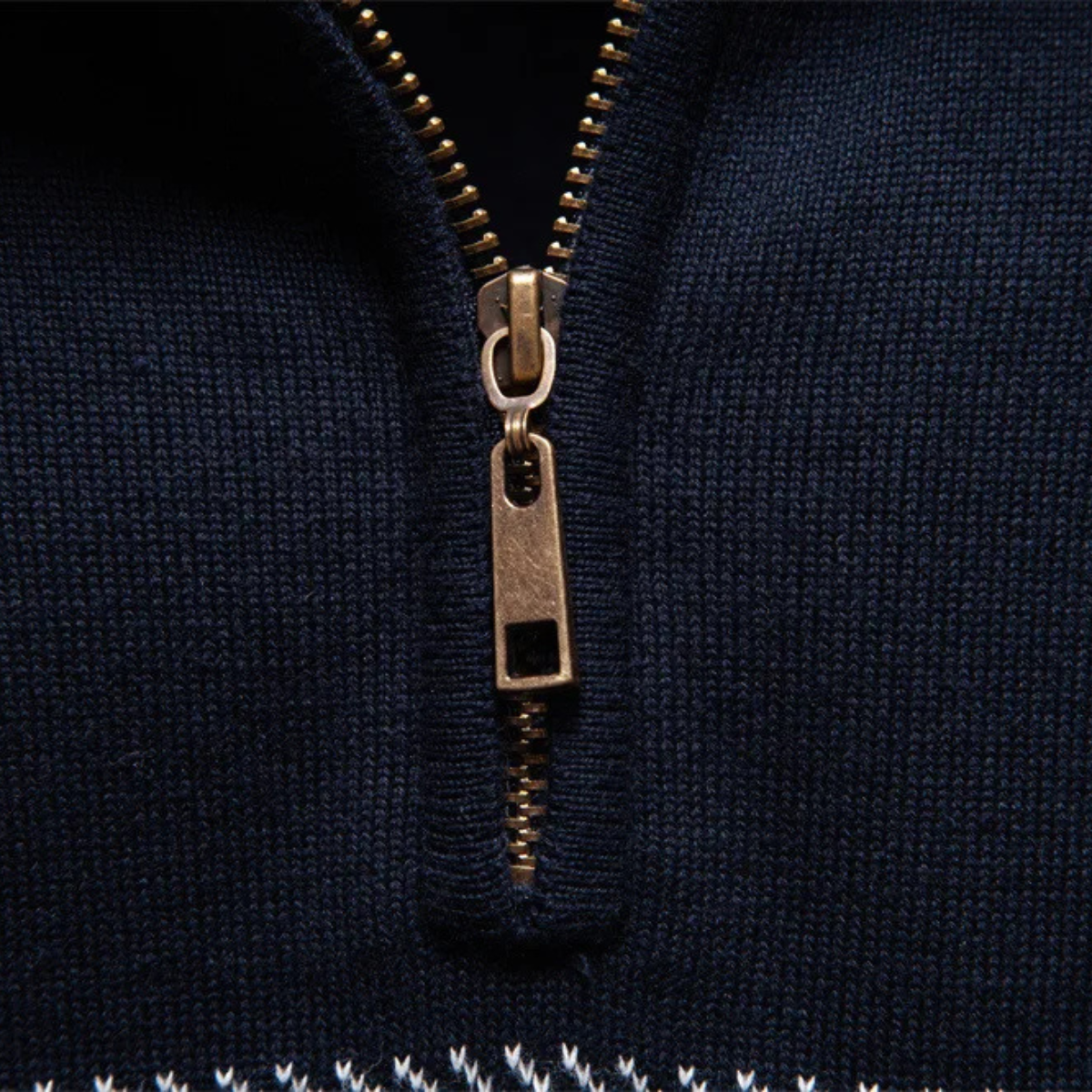 VogeLuxe | Heren Business Quarter-Zip gebreide trui 5