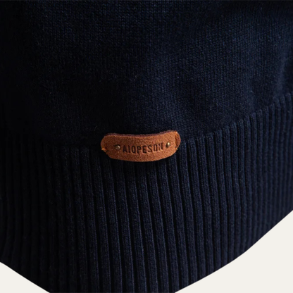 VogeLuxe | Heren Business Quarter-Zip gebreide trui 8