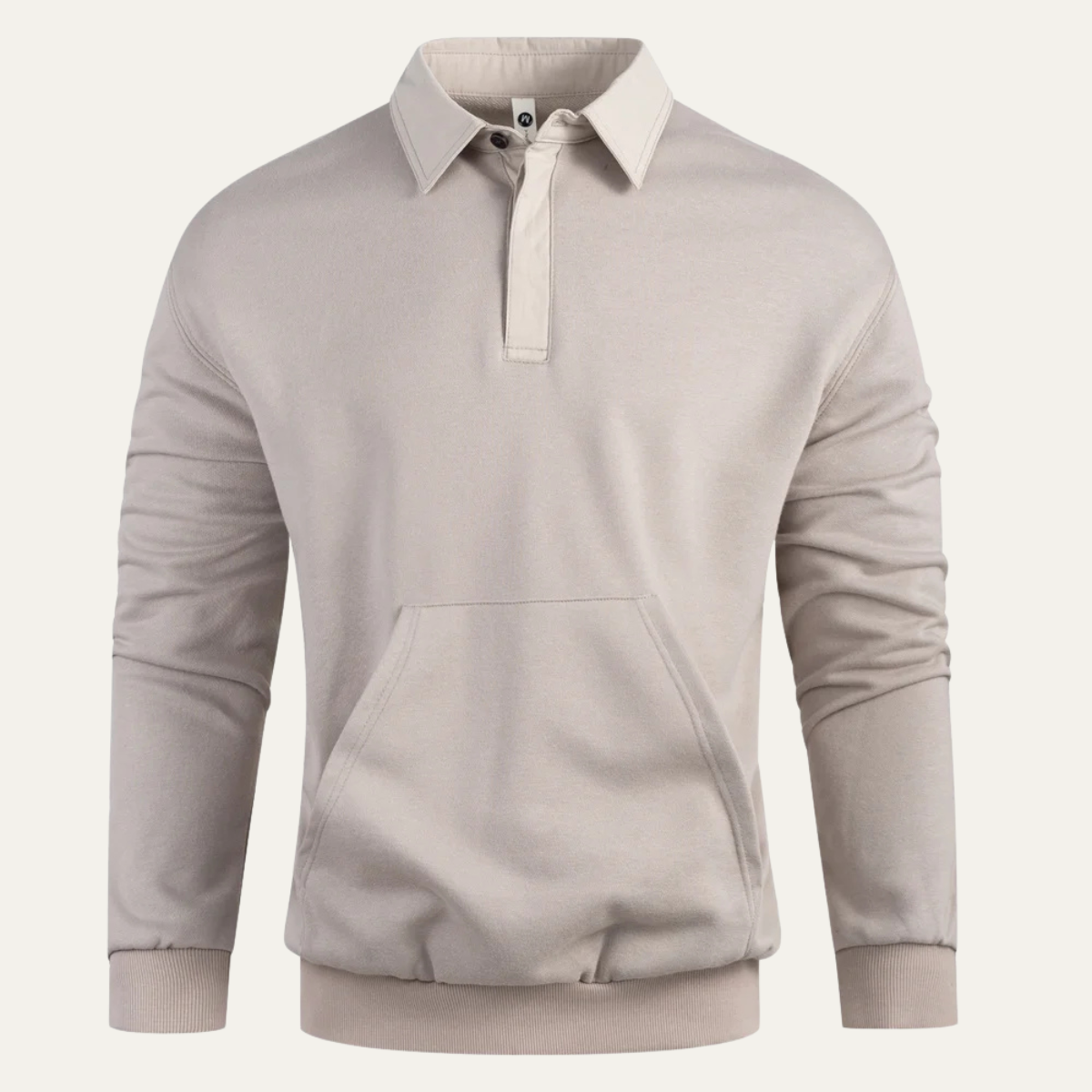 VogeLuxe | Heren Casual Rugby Polo Sweatshirt 0