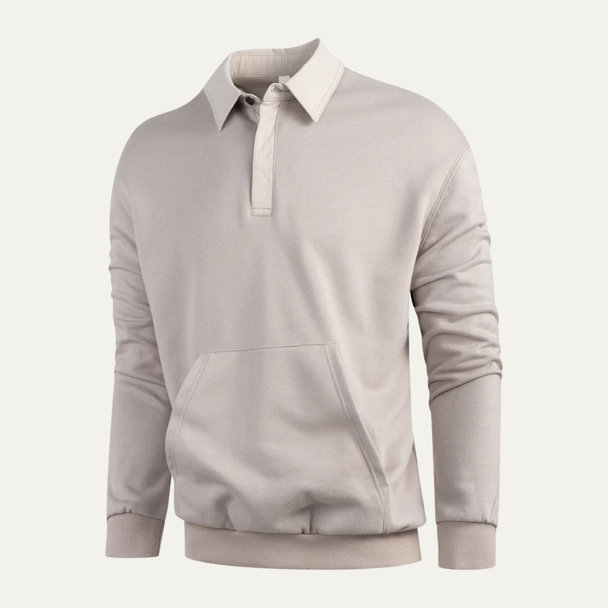 VogeLuxe | Heren Casual Rugby Polo Sweatshirt 1
