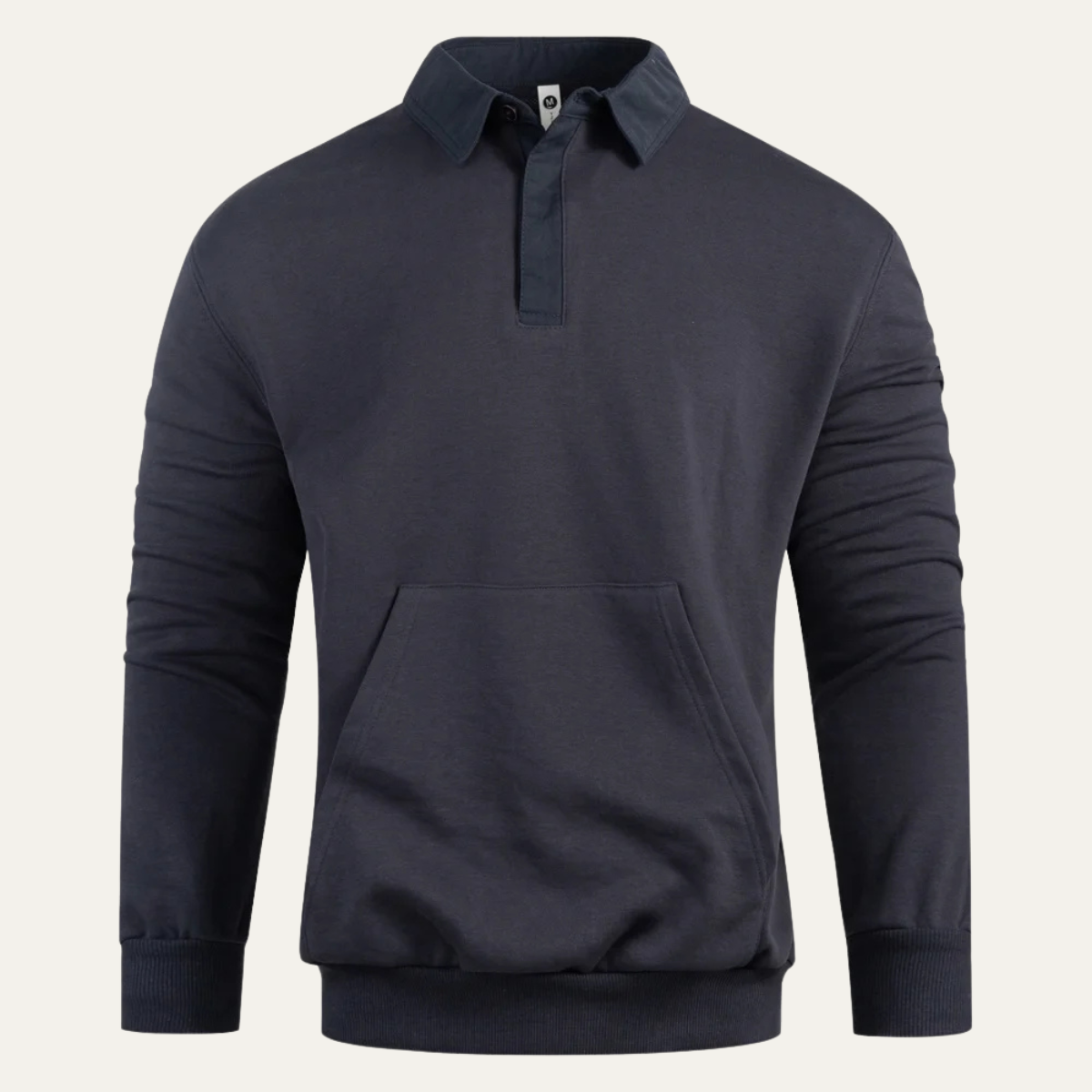 VogeLuxe | Heren Casual Rugby Polo Sweatshirt 5