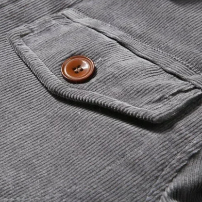 VogeLuxe | Heren Corduroy Sherpa Truckerjack met kraag 5