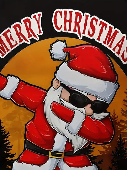 VogeLuxe | Heren Dabbing Santa Merry Christmas Sweatshirt 4