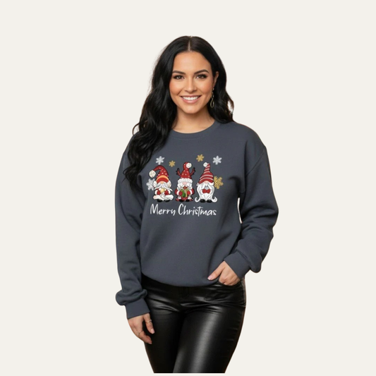 VogeLuxe | Heren Merry Christmas Gnome Sweatshirt 0