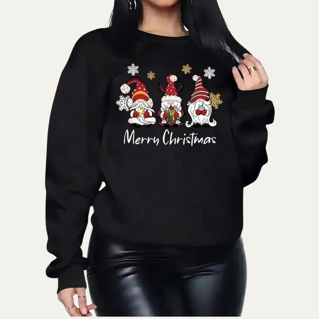 VogeLuxe | Heren Merry Christmas Gnome Sweatshirt 5