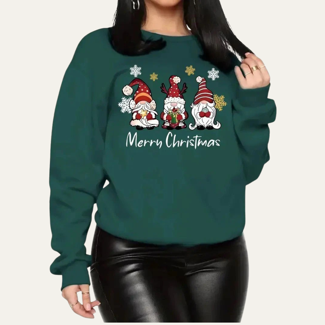 VogeLuxe | Heren Merry Christmas Gnome Sweatshirt 6