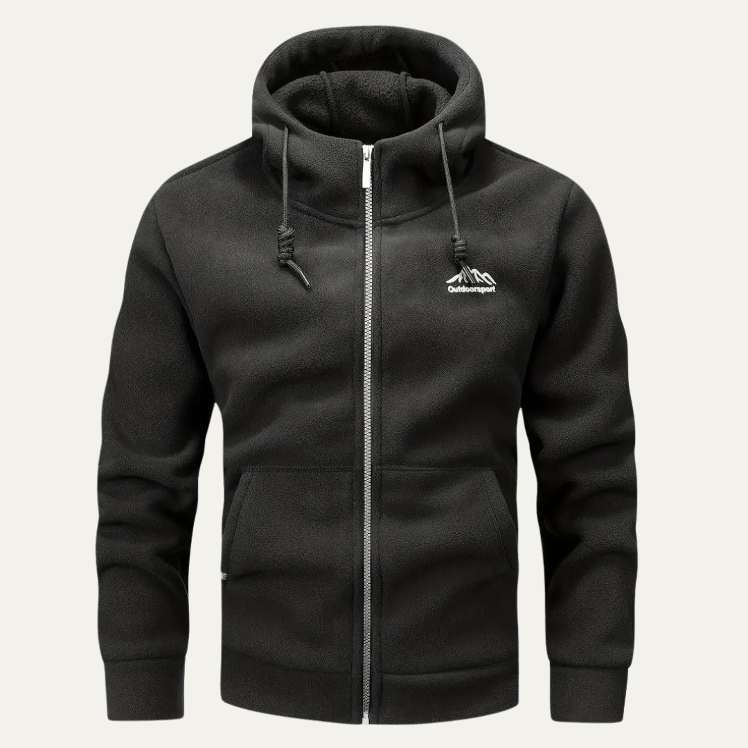 VogeLuxe | Heren Mountain Fleece Hoodie met rits 0