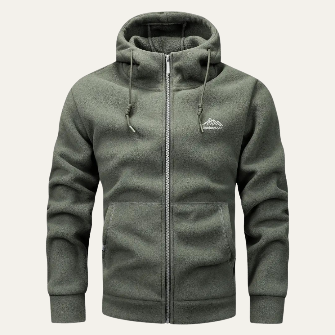 VogeLuxe | Heren Mountain Fleece Hoodie met rits 4