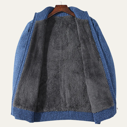 VogeLuxe | Heren Sherpa-gevoerd wollen vest 3