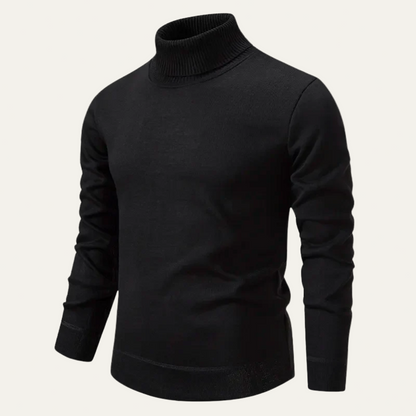 VogeLuxe | Heren Slim-Fit Gebreide Turtleneck Trui 2