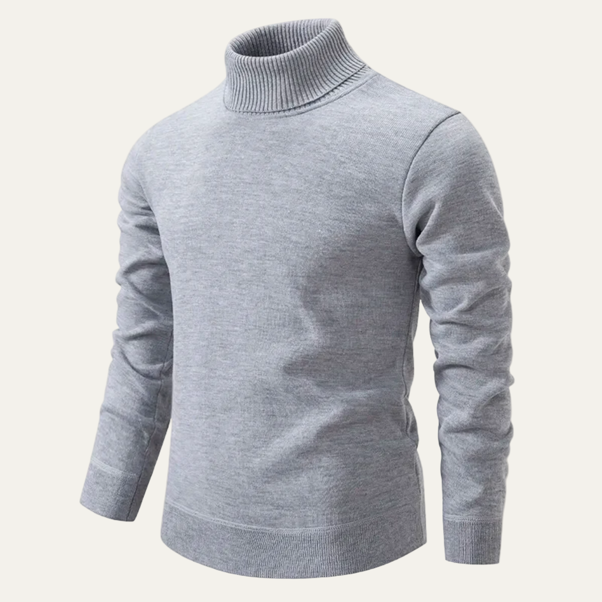 VogeLuxe | Heren Slim-Fit Gebreide Turtleneck Trui 3