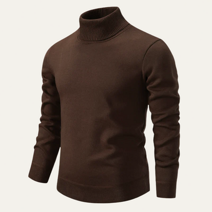 VogeLuxe | Heren Slim-Fit Gebreide Turtleneck Trui 4