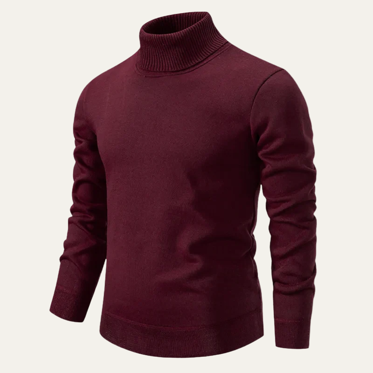 VogeLuxe | Heren Slim-Fit Gebreide Turtleneck Trui 5