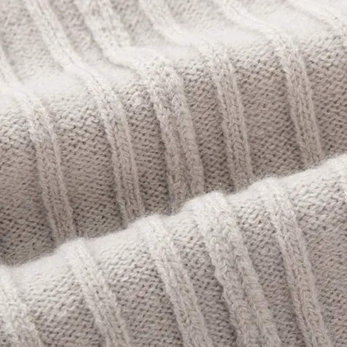 VogeLuxe | Heren Slim-Fit Half-Zip Mock Neck Trui 8