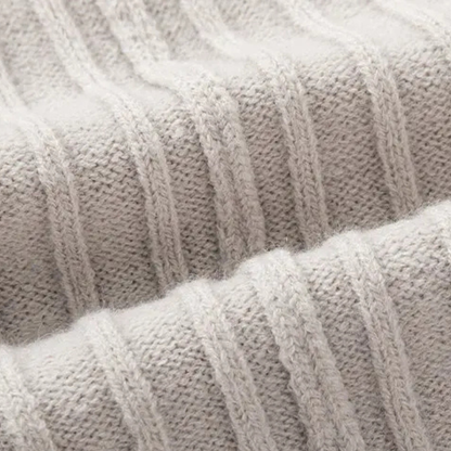 VogeLuxe | Heren Slim-Fit Half-Zip Mock Neck Trui 8