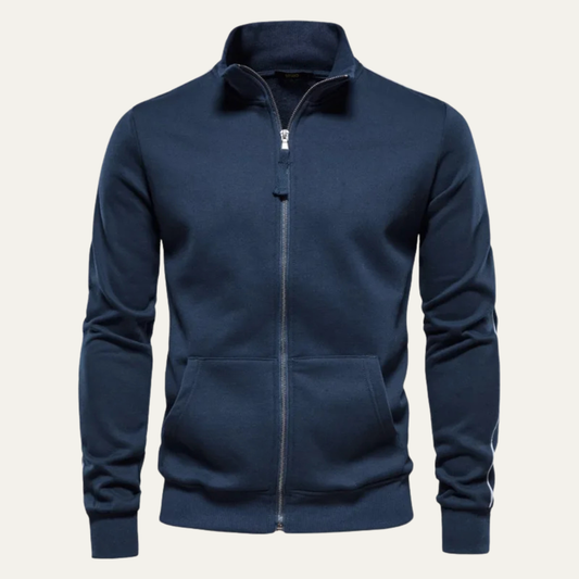 VogeLuxe | Heren Smooth Shell Full Zip Jacket 0