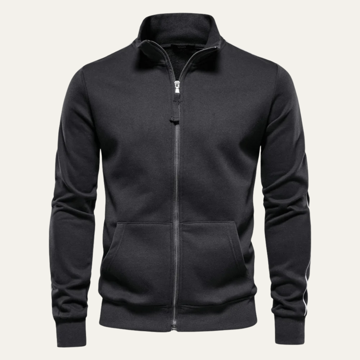 VogeLuxe | Heren Smooth Shell Full Zip Jacket 10