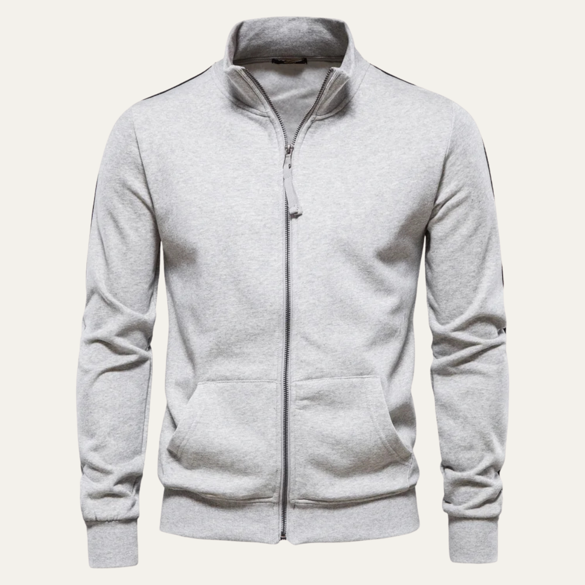 VogeLuxe | Heren Smooth Shell Full Zip Jacket 9