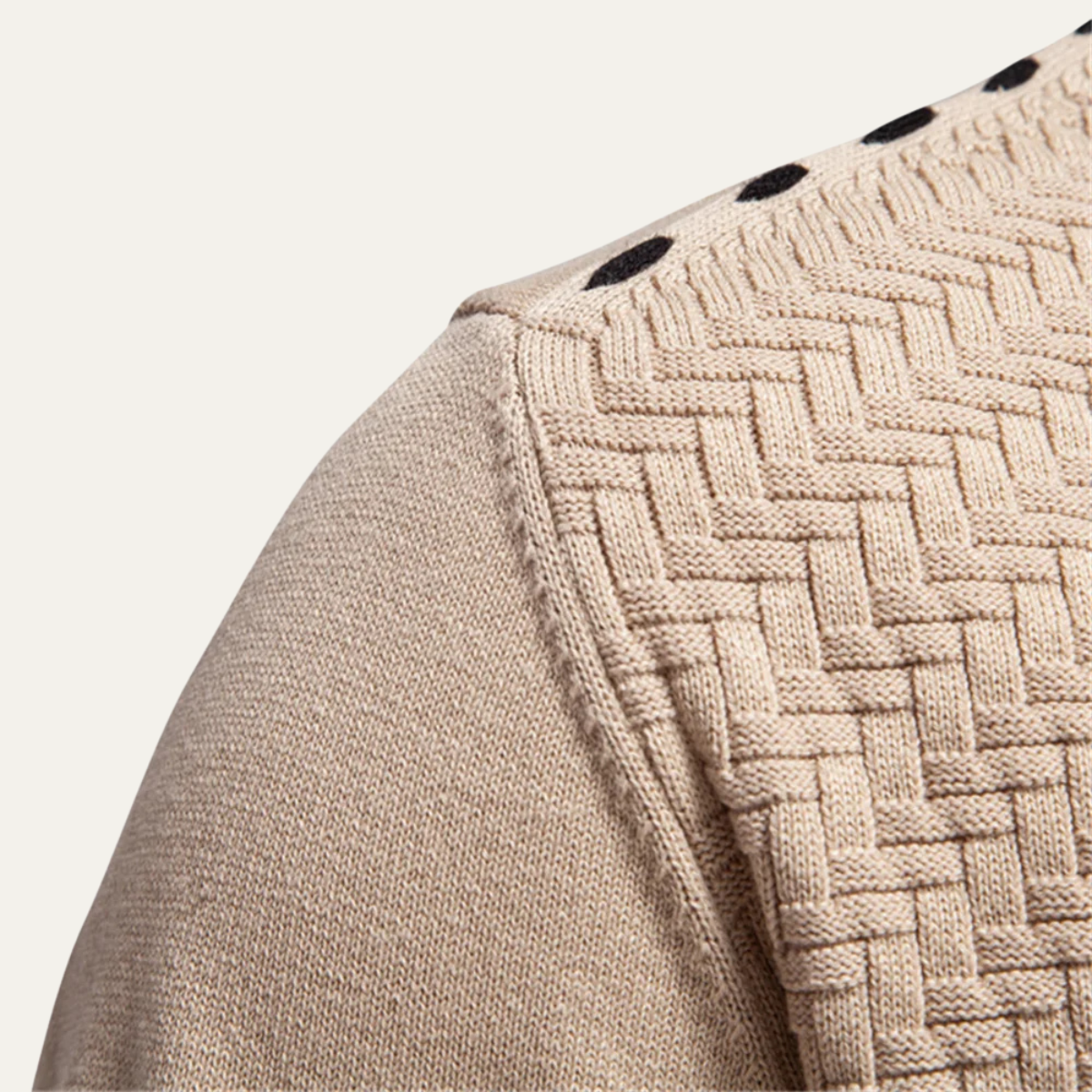 VogeLuxe | Heren V-hals Cardigan met Knoopsluiting 3