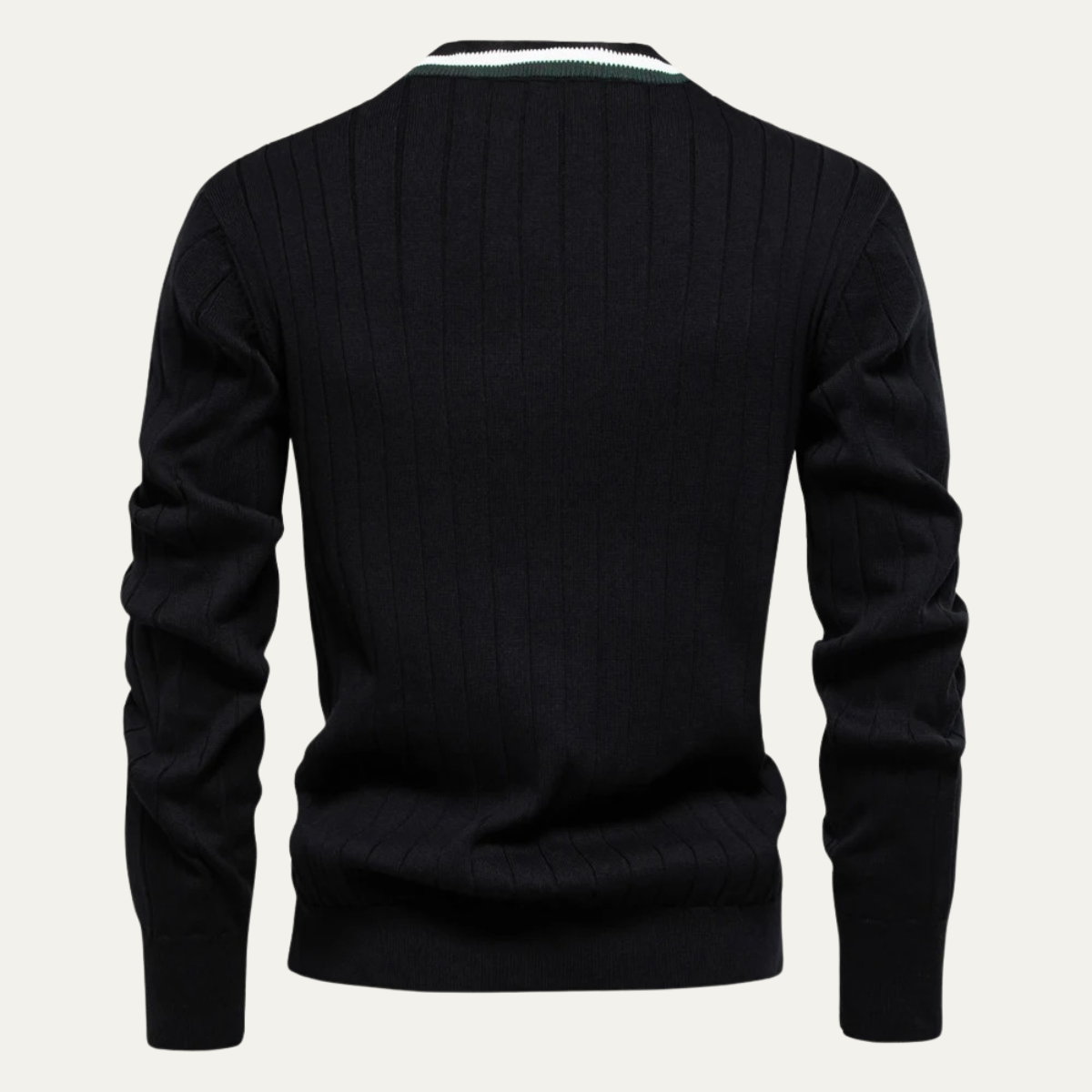 VogeLuxe | Heren V-hals gestreept vest 3