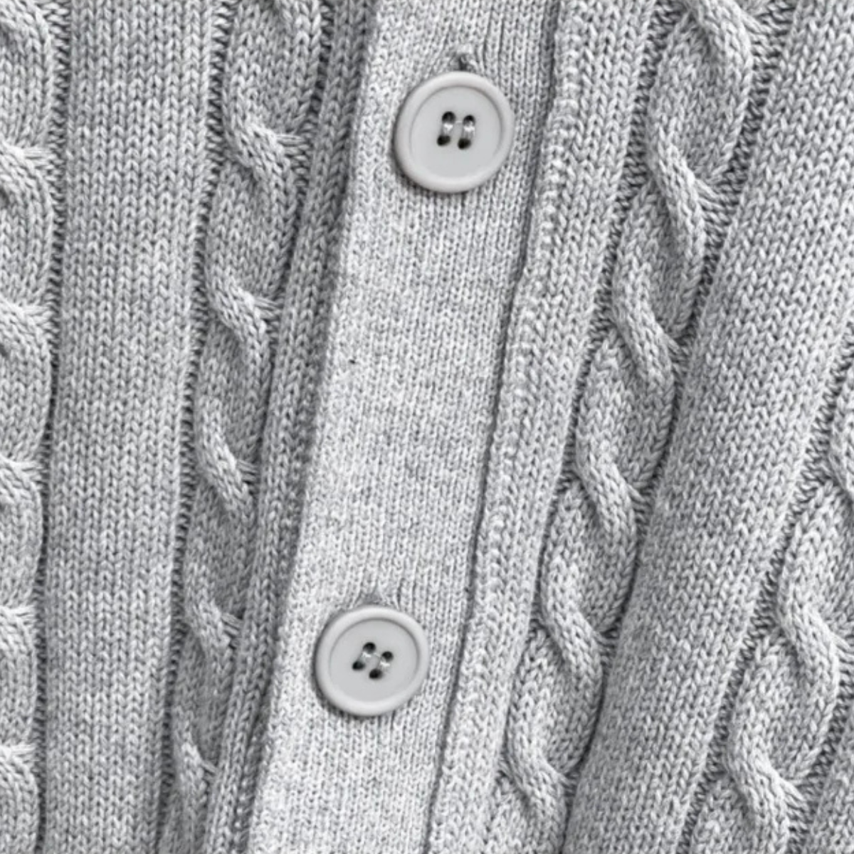 VogeLuxe | Heren V-hals vest met geribbelde brei 2