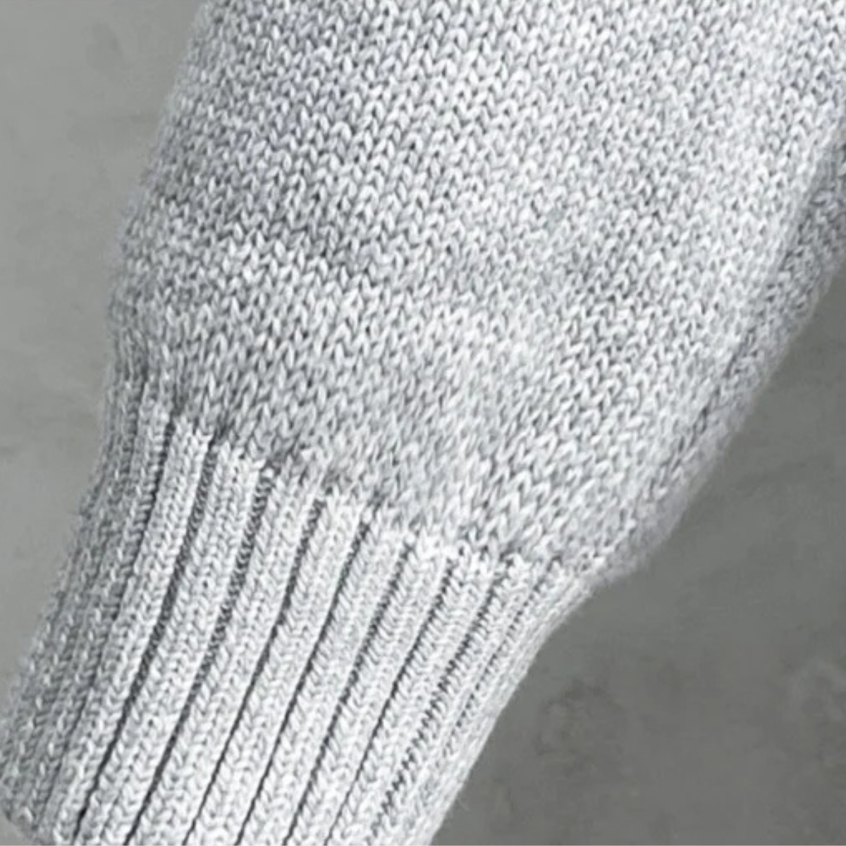 VogeLuxe | Heren V-hals vest met geribbelde brei 3