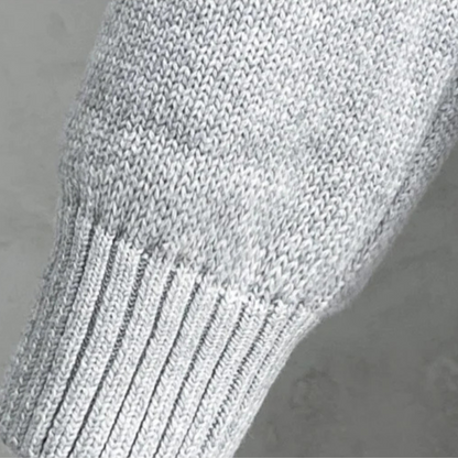 VogeLuxe | Heren V-hals vest met geribbelde brei 3