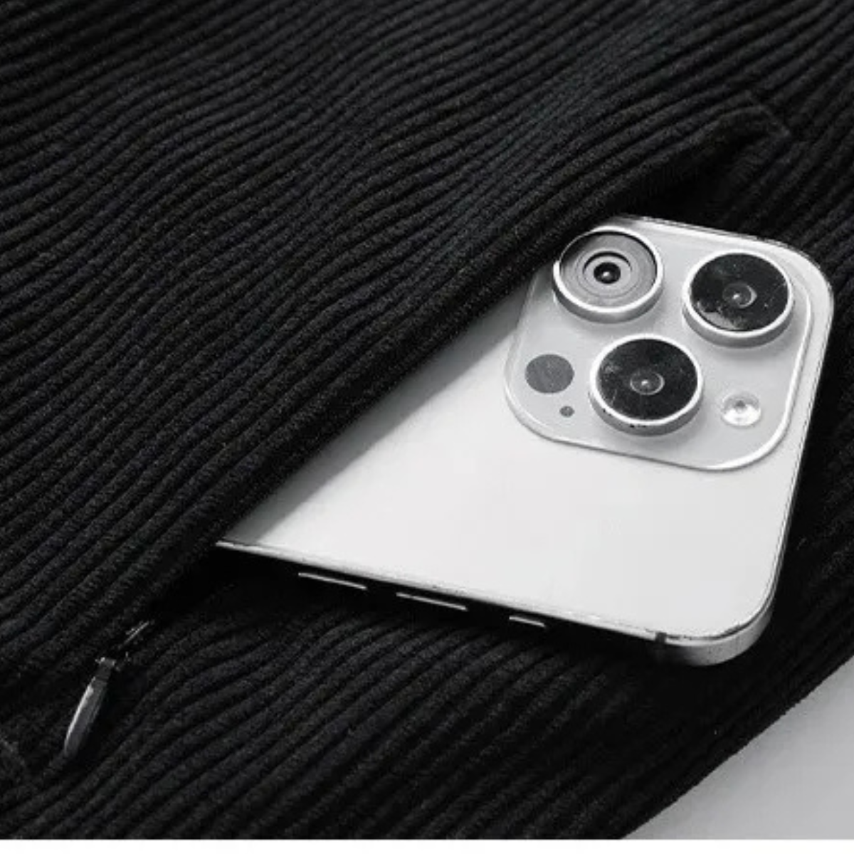 VogeLuxe | Heren corduroy truckerjack met imitatiebontvoering 2