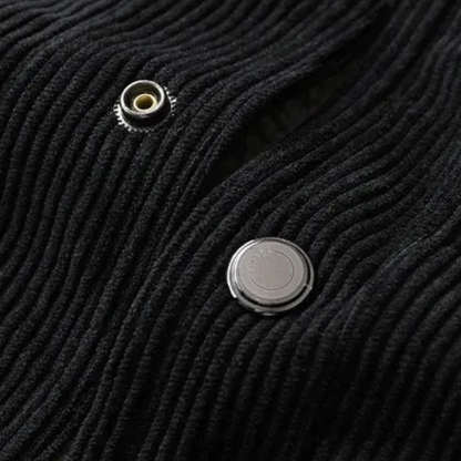 VogeLuxe | Heren corduroy truckerjack met imitatiebontvoering 3