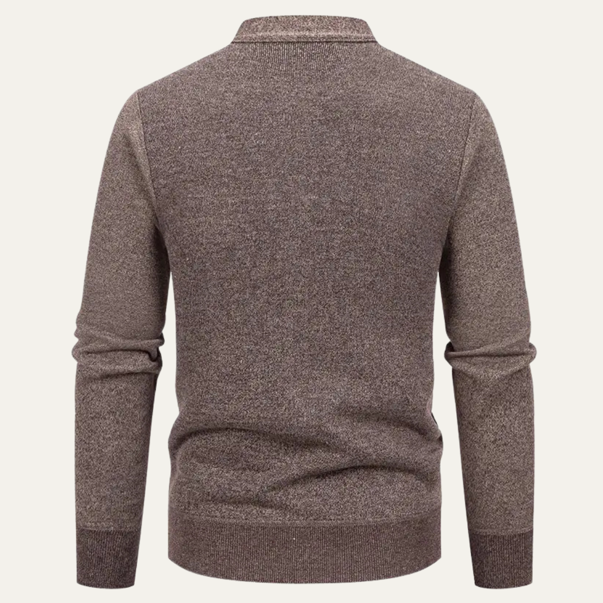 VogeLuxe | Heren gebreide cardigan met V-hals en textuur 3