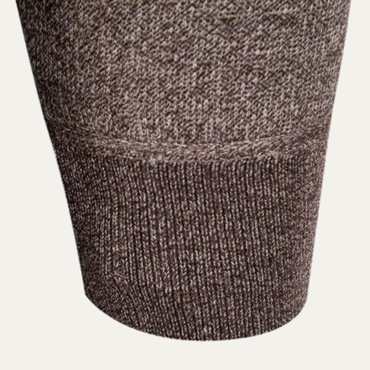 VogeLuxe | Heren gebreide cardigan met V-hals en textuur 8