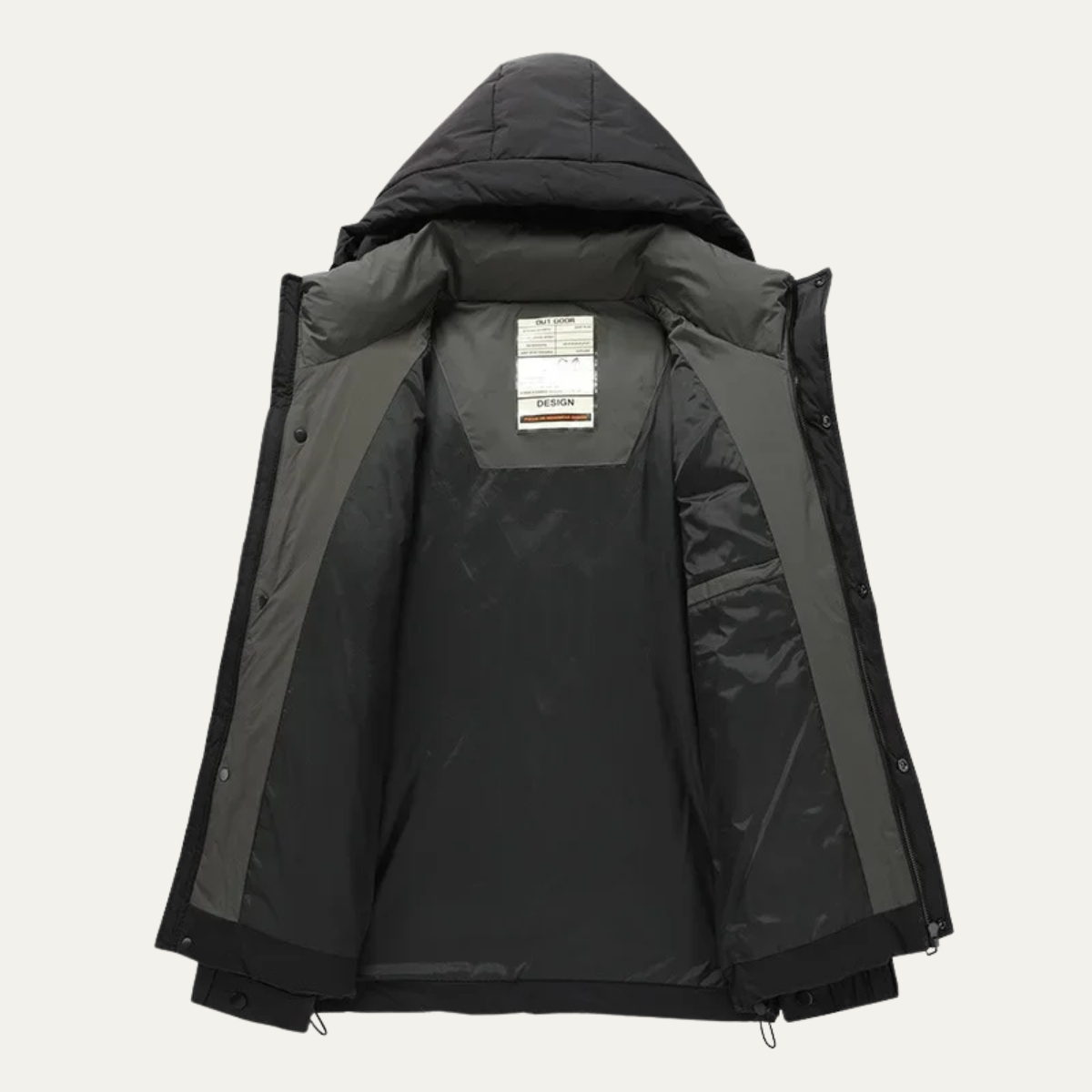 VogeLuxe | Heren gewatteerd jack met rechte taille 1