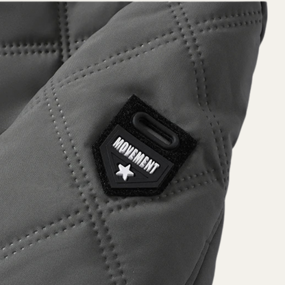 VogeLuxe | Heren gewatteerde capuchonjas met pluchen details 5