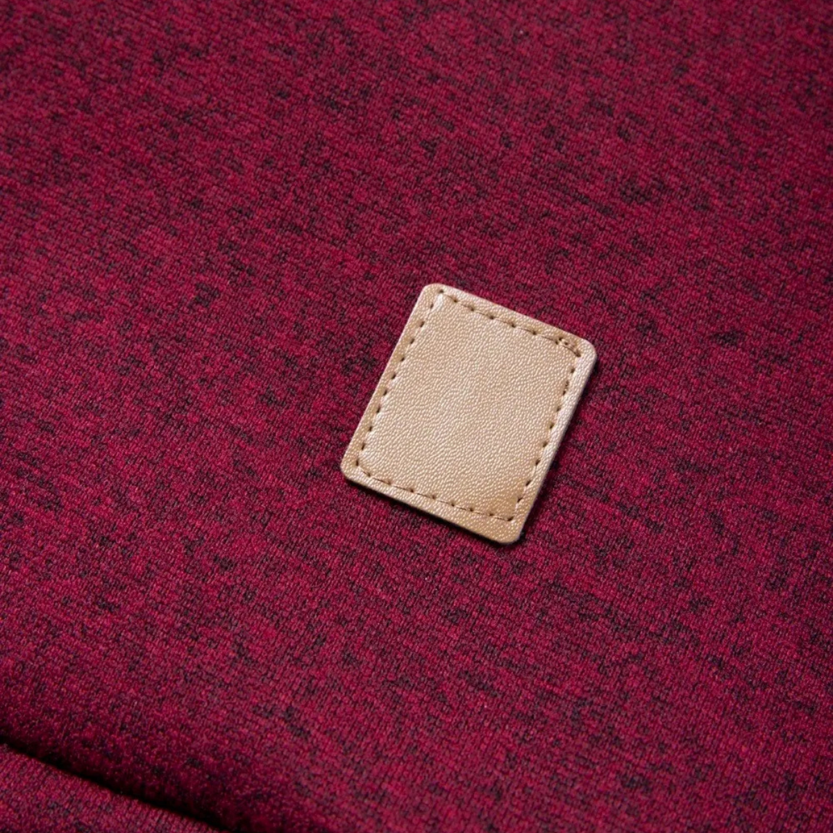 VogeLuxe | Heren sweatshirt met drukknoopsluiting en mockneck 7