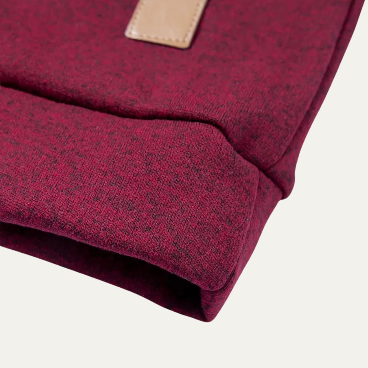 VogeLuxe | Heren sweatshirt met drukknoopsluiting en mockneck 8