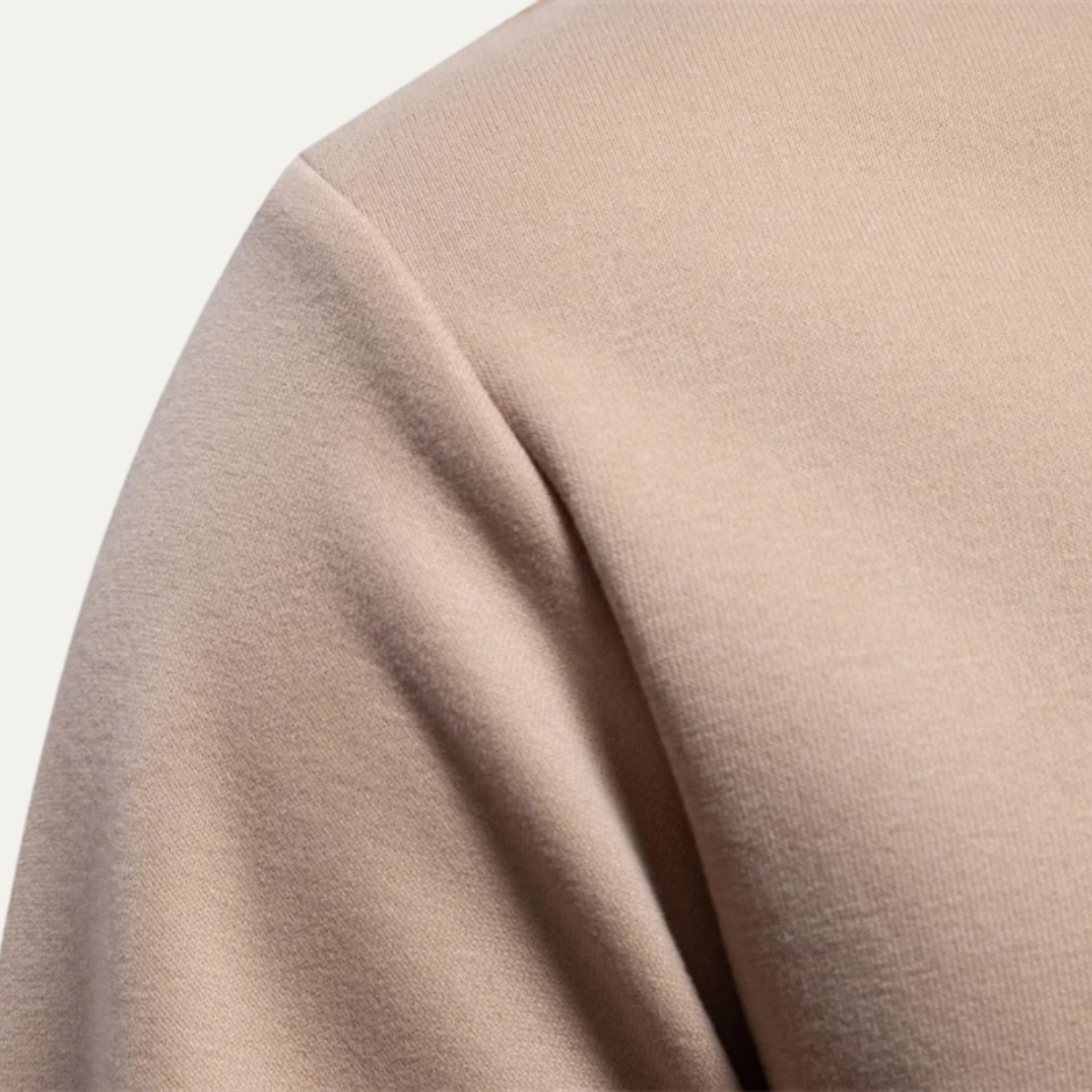 VogeLuxe | Heren sweatshirt met ronde hals en ritszak 2