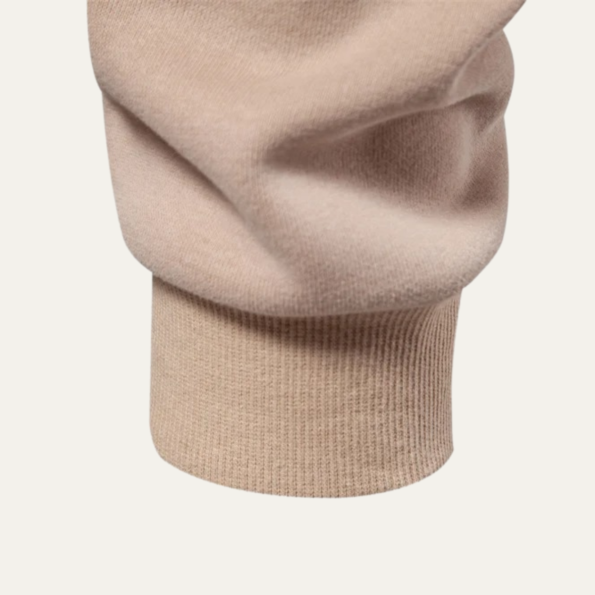 VogeLuxe | Heren sweatshirt met ronde hals en ritszak 3