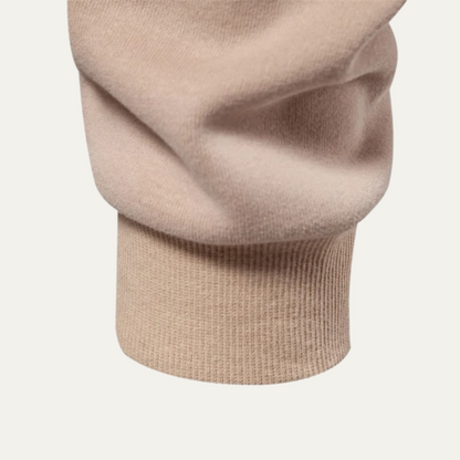 VogeLuxe | Heren sweatshirt met ronde hals en ritszak 3