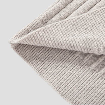 VogeLuxe | Heren verticale geribbelde trui met kwartrits 3