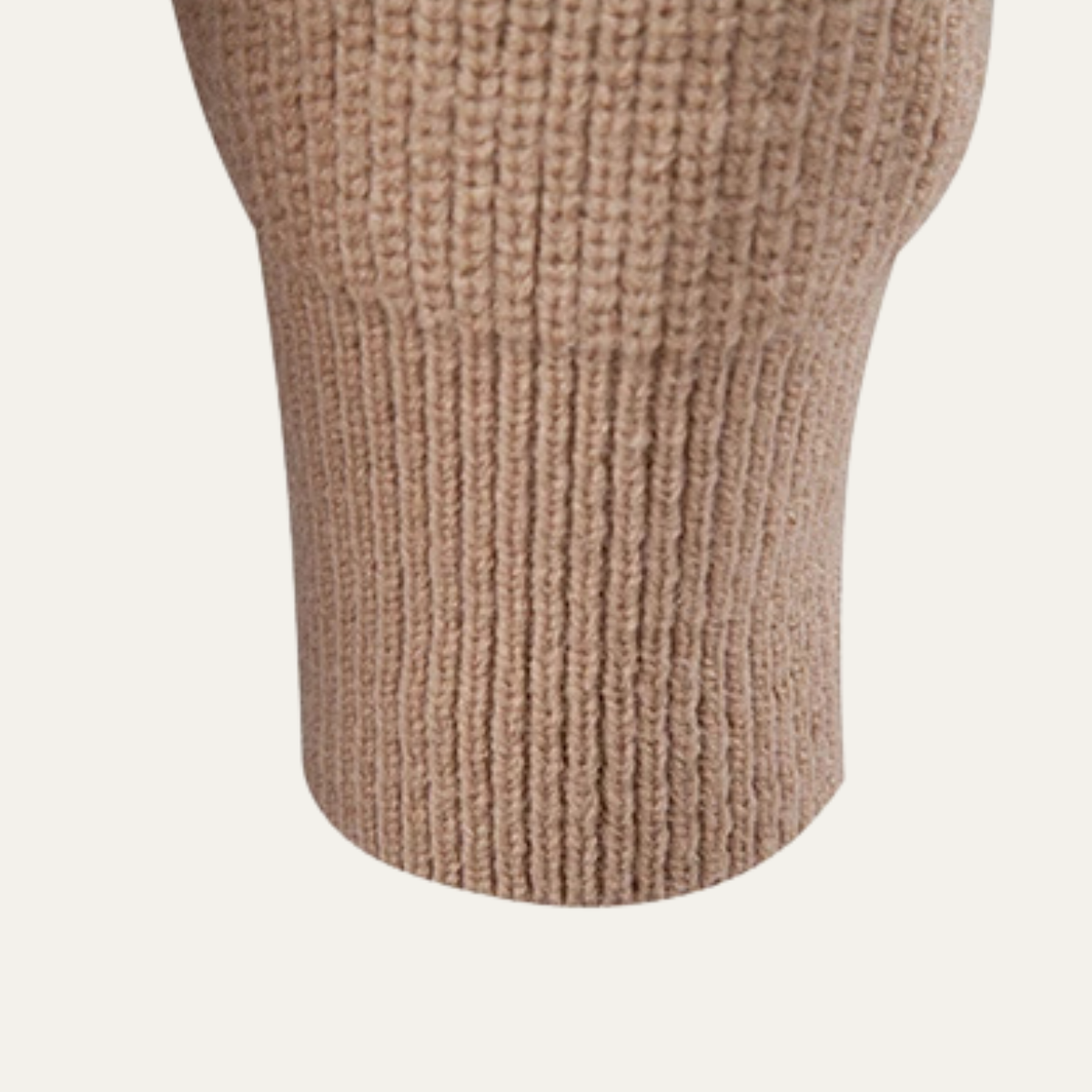 VogeLuxe | Heren wintervest met dikke ribbels en rits 4