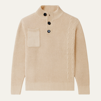 VogeLuxe | Herenjack met opstaande kraag en volledige ritssluiting 1