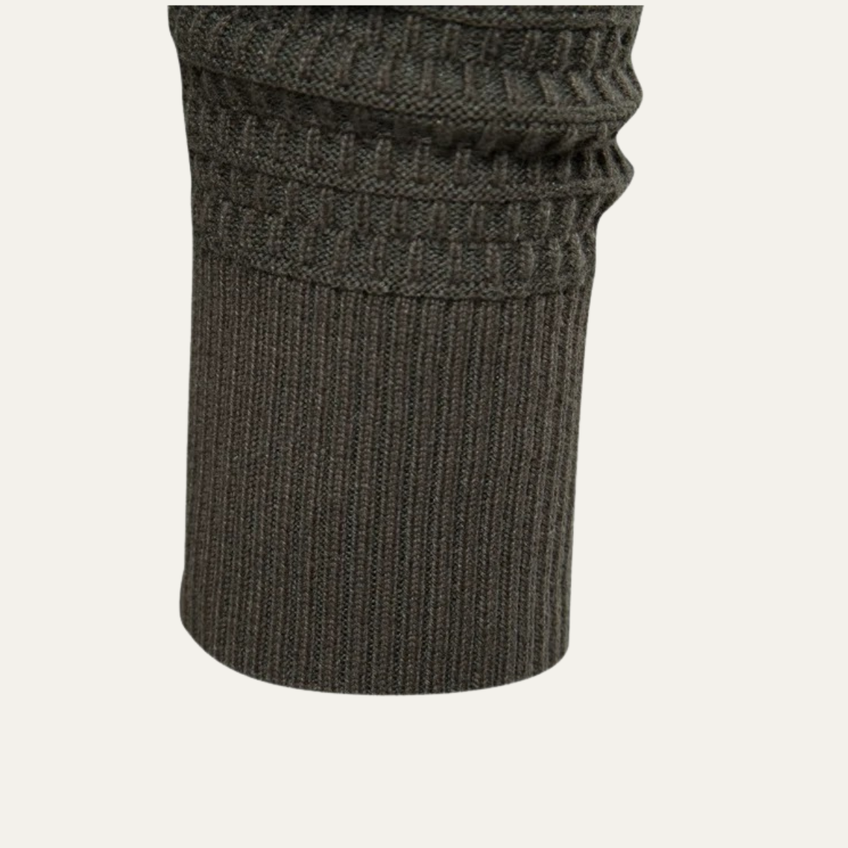 VogeLuxe | Herenvest met opstaande kraag en textuur 8